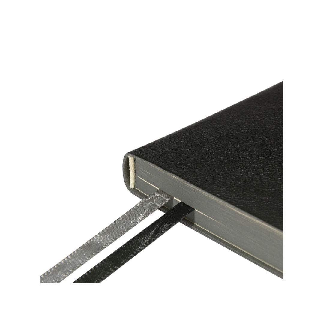 Ежедневник недатированный А5 «Boston», черный (серый обрез)