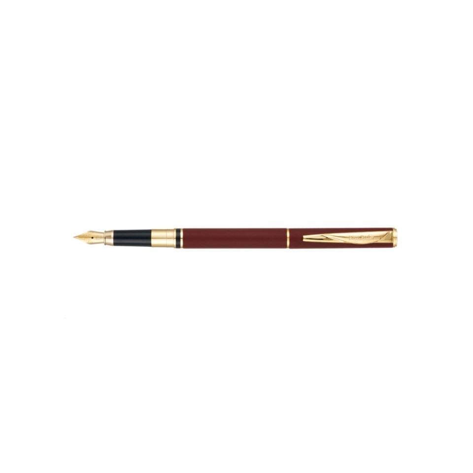 Ручка 2 в 1 шариковая и перьевая Pierre Cardin COMBI PEN, цвет - терракотовый. Упаковка Е