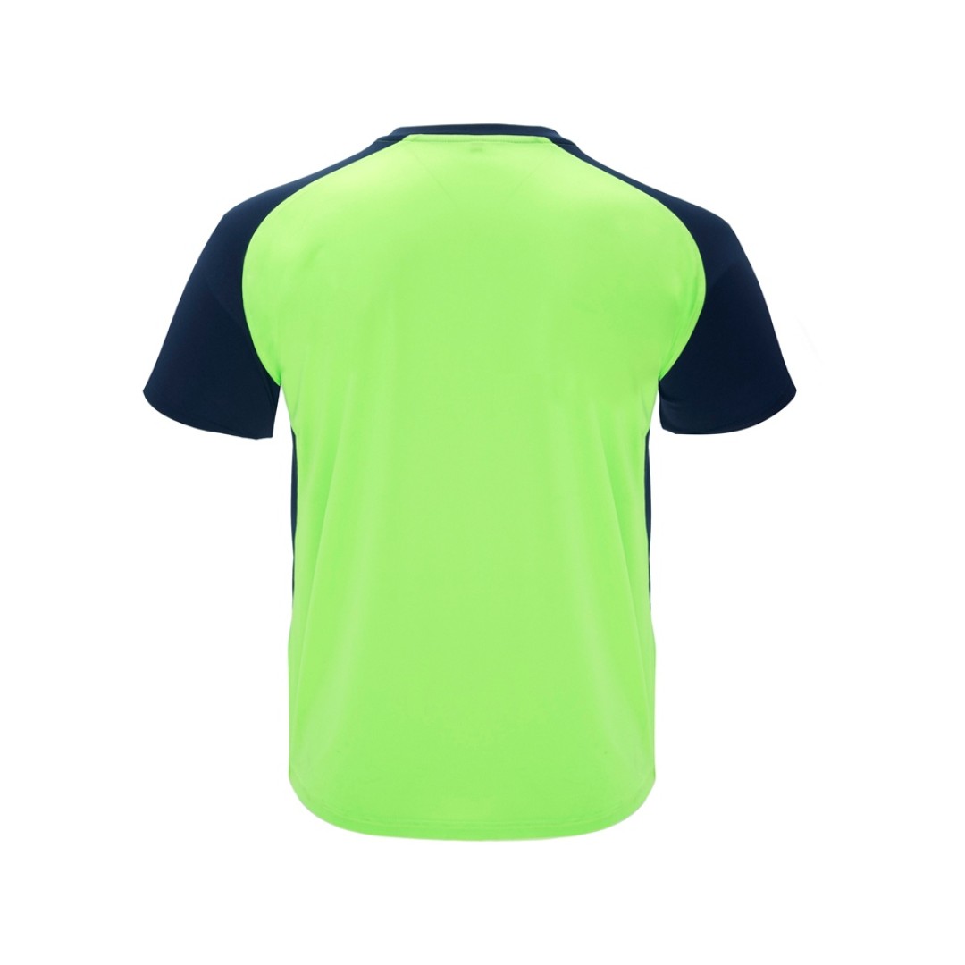 Футболка "Bugatti" мужская, неоновый зеленый/нэйви