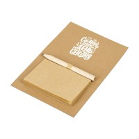 Магнит с блокнотом и карандашом для заметок "Magny", натуральный