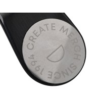 Магнитный держатель для телефона "Magrip", черный (гравировка)