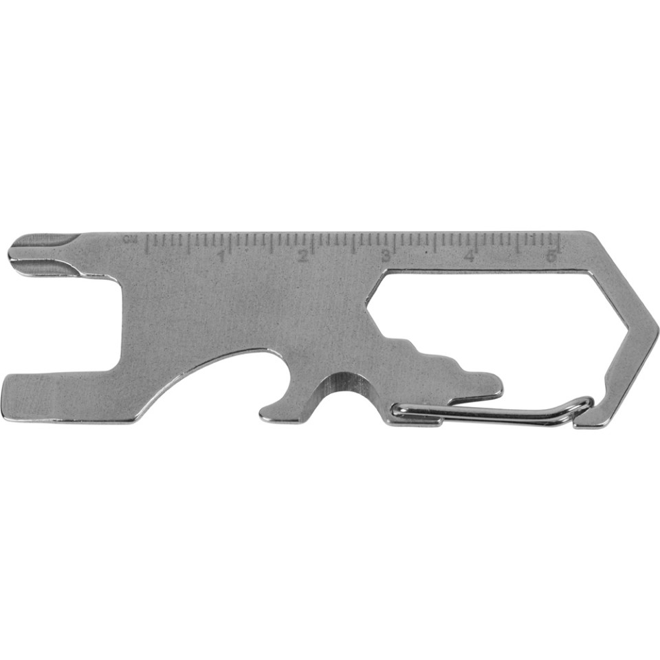 Мультиинструмент "Carabiner", серебристый