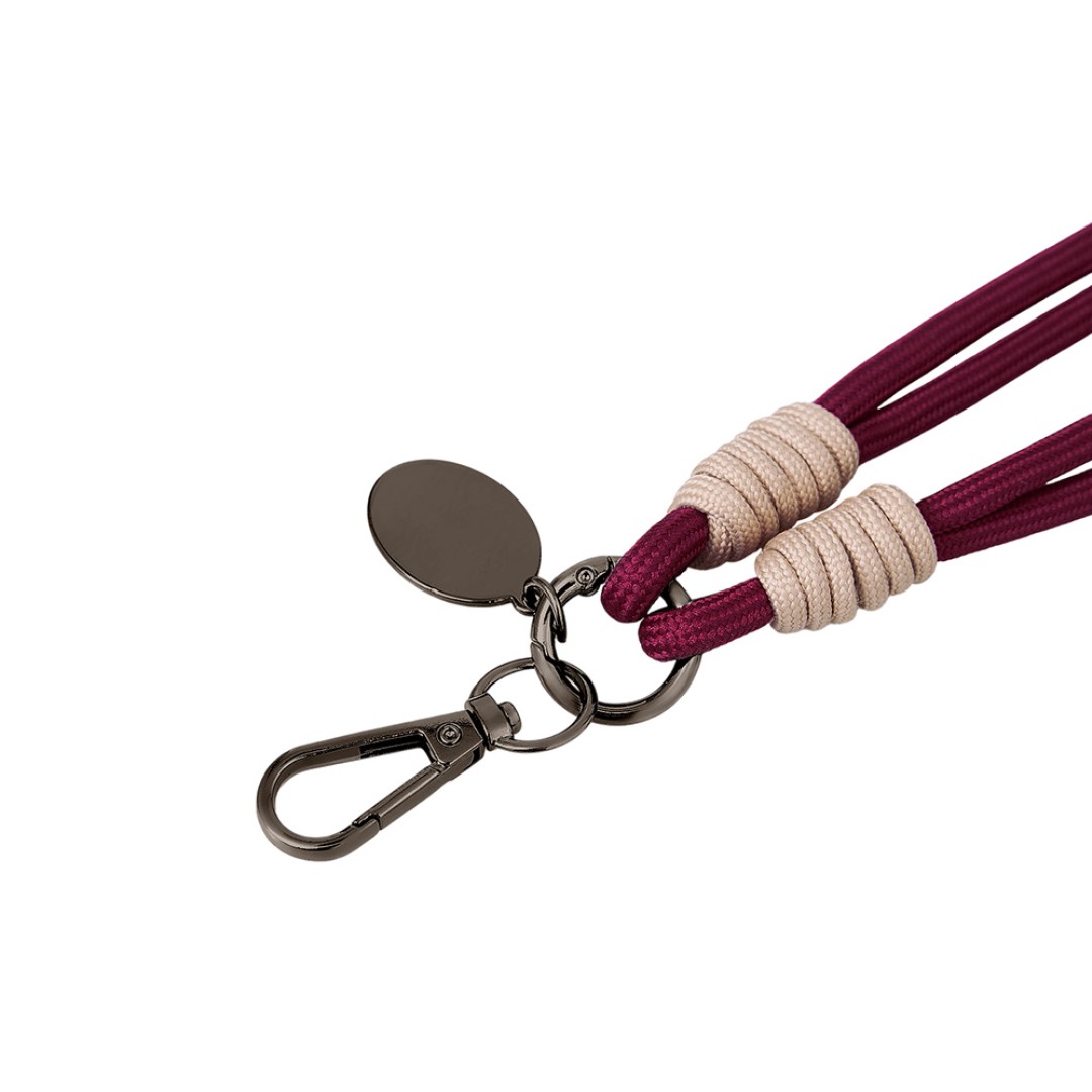 Брелок-браслет "Bohemian", бургунди