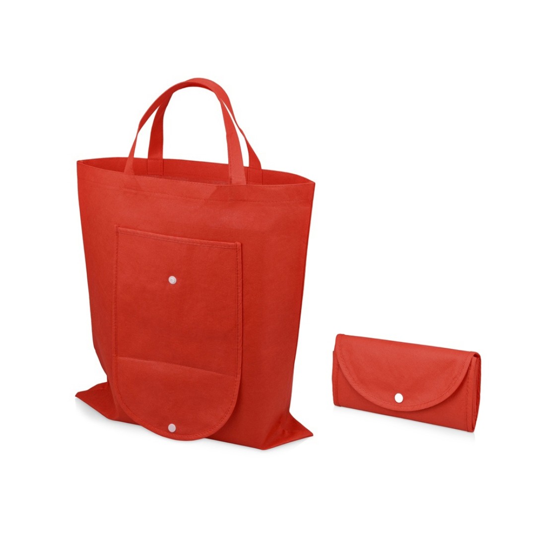 Складная сумка Plema из нетканого материала, красный