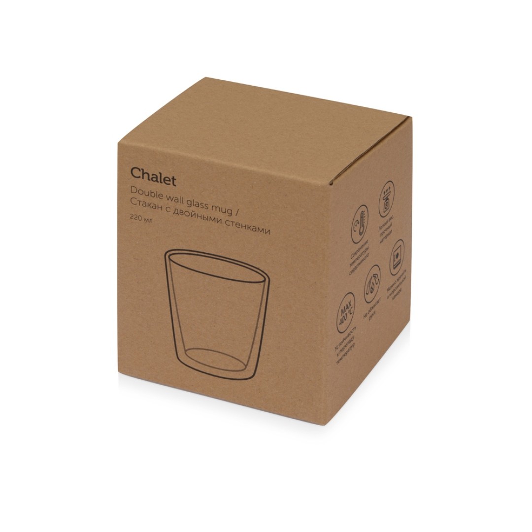 Стакан с двойными стенками «Chalet» конусообразный, 220 мл