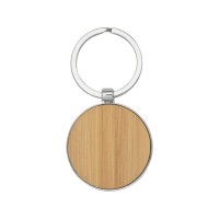 Круглый брелок Nino из бамбука, дерево