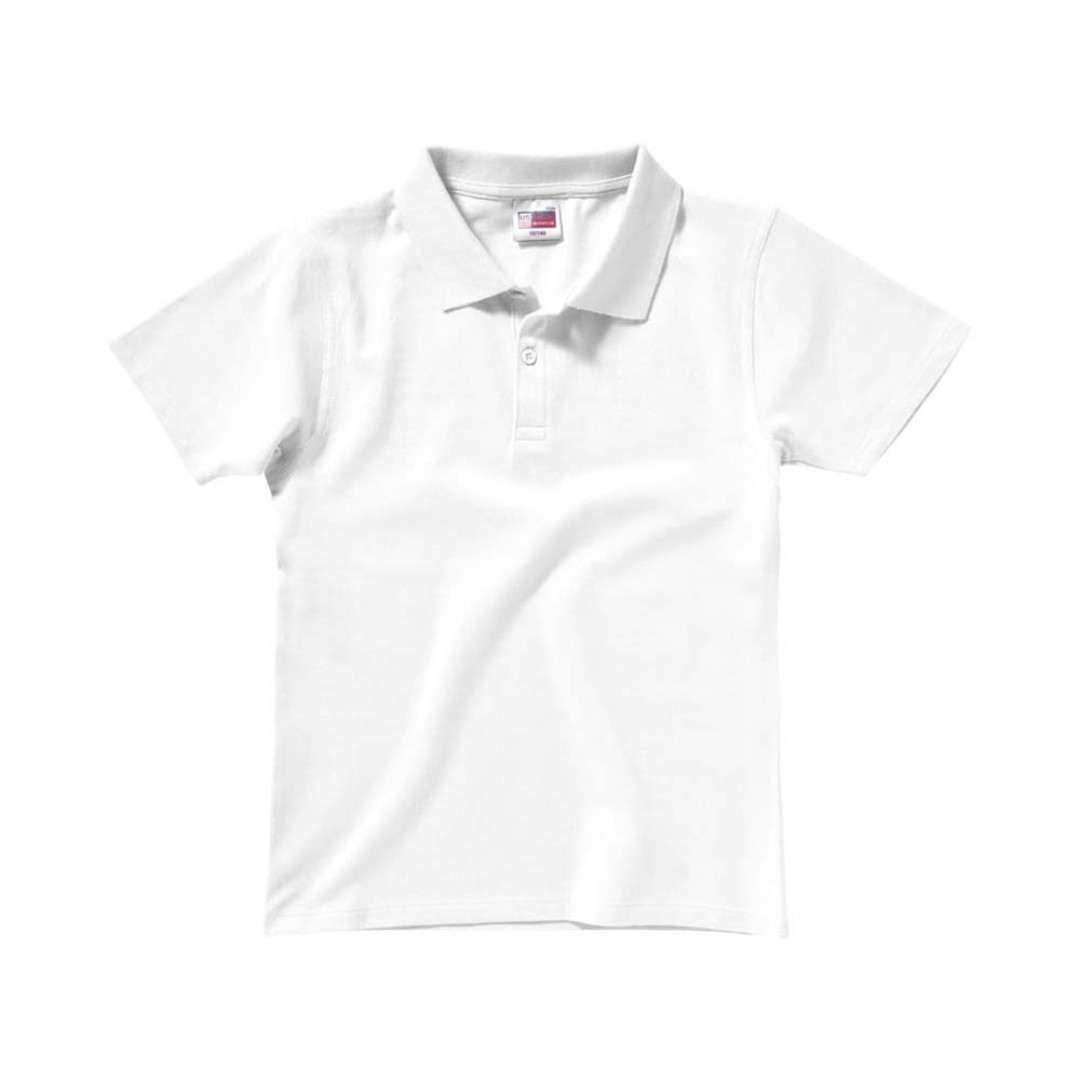 Рубашка поло "First" детская, белый