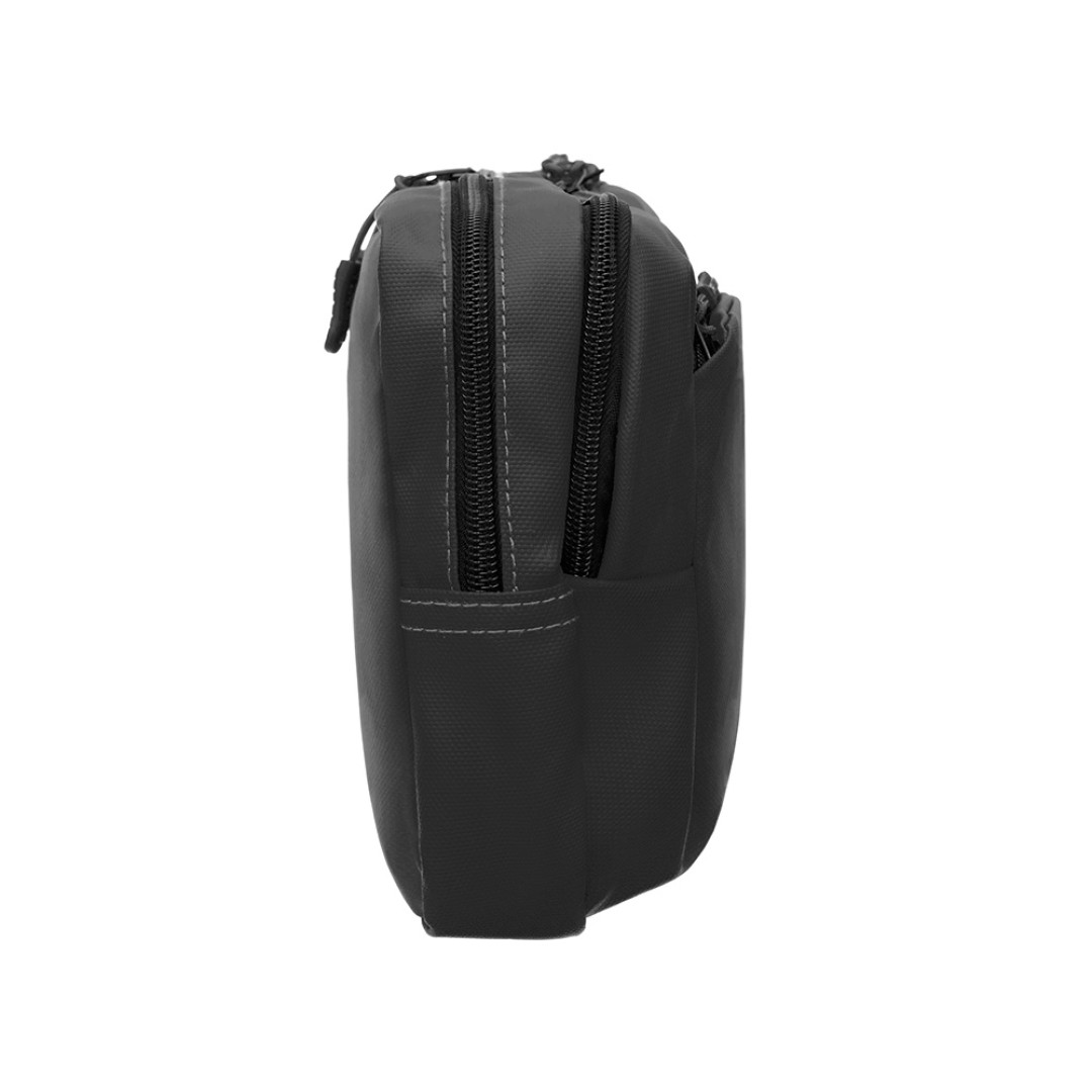 Несессер TORBER Mobi, черный, полиэстер 900D с PU покрытием, 27 х 18 х 6 см