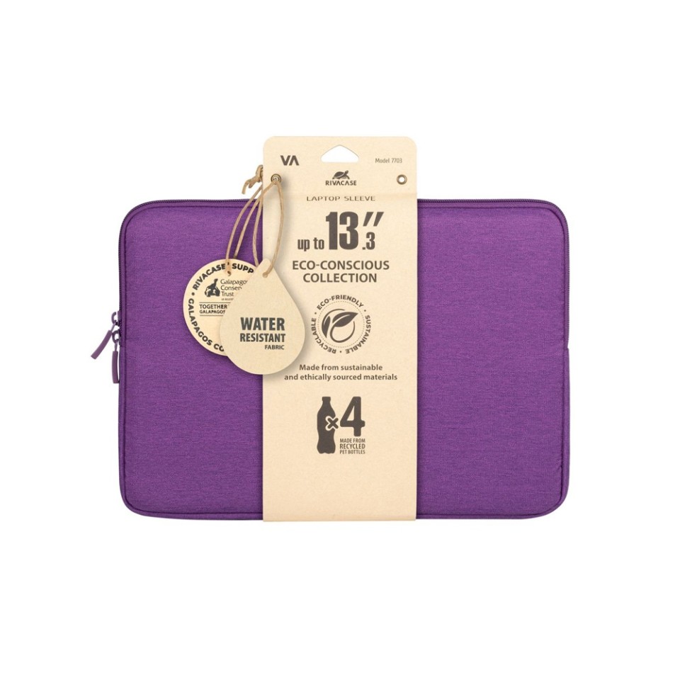 RIVACASE 7703 violet ECO чехол для ноутбука 13.3-14" / 12