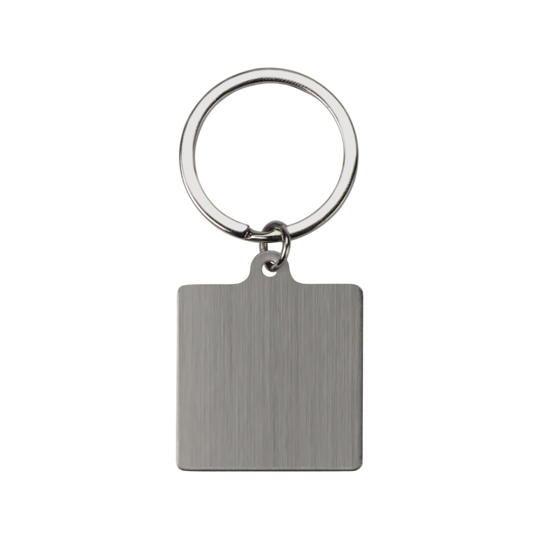 Брелок "Steel SQR" квадратный, серебристый (P)