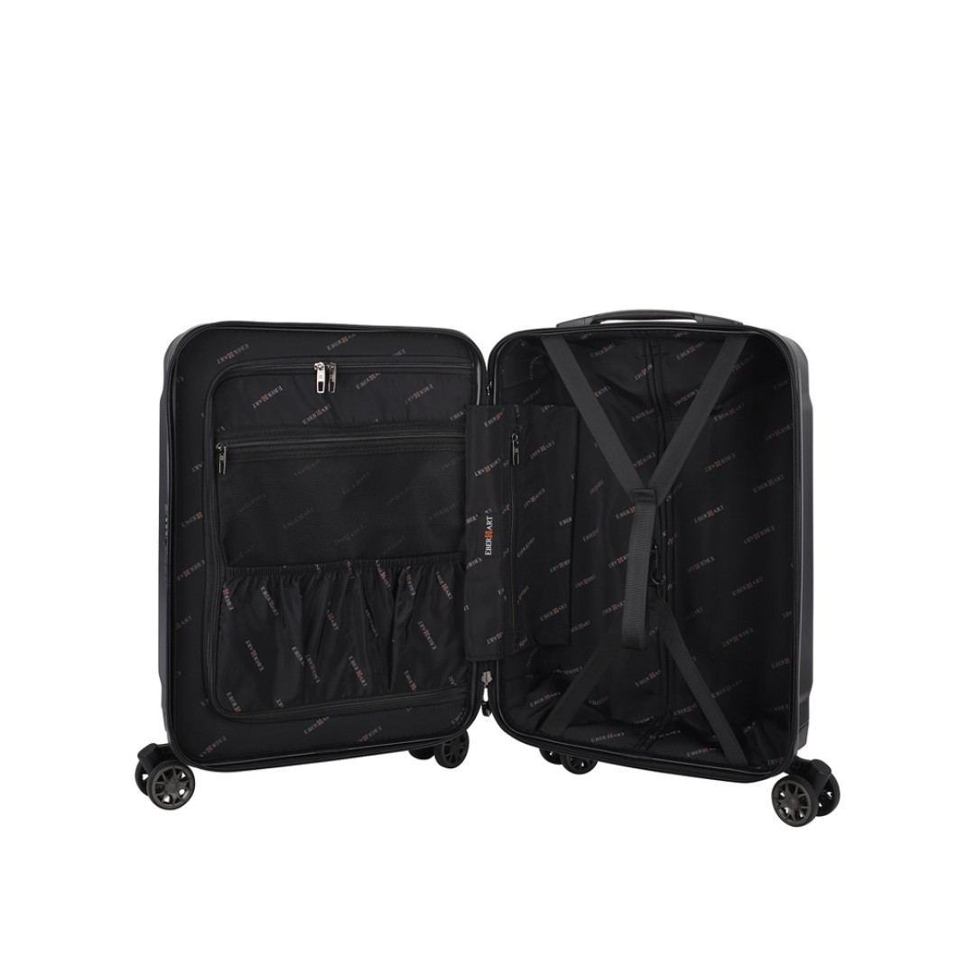 Чемодан Eberhart Craft маленький S поликарбонат черный 08C-009-420