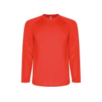 Футболка "Montecarlo " мужская с длинным рукавом, красный