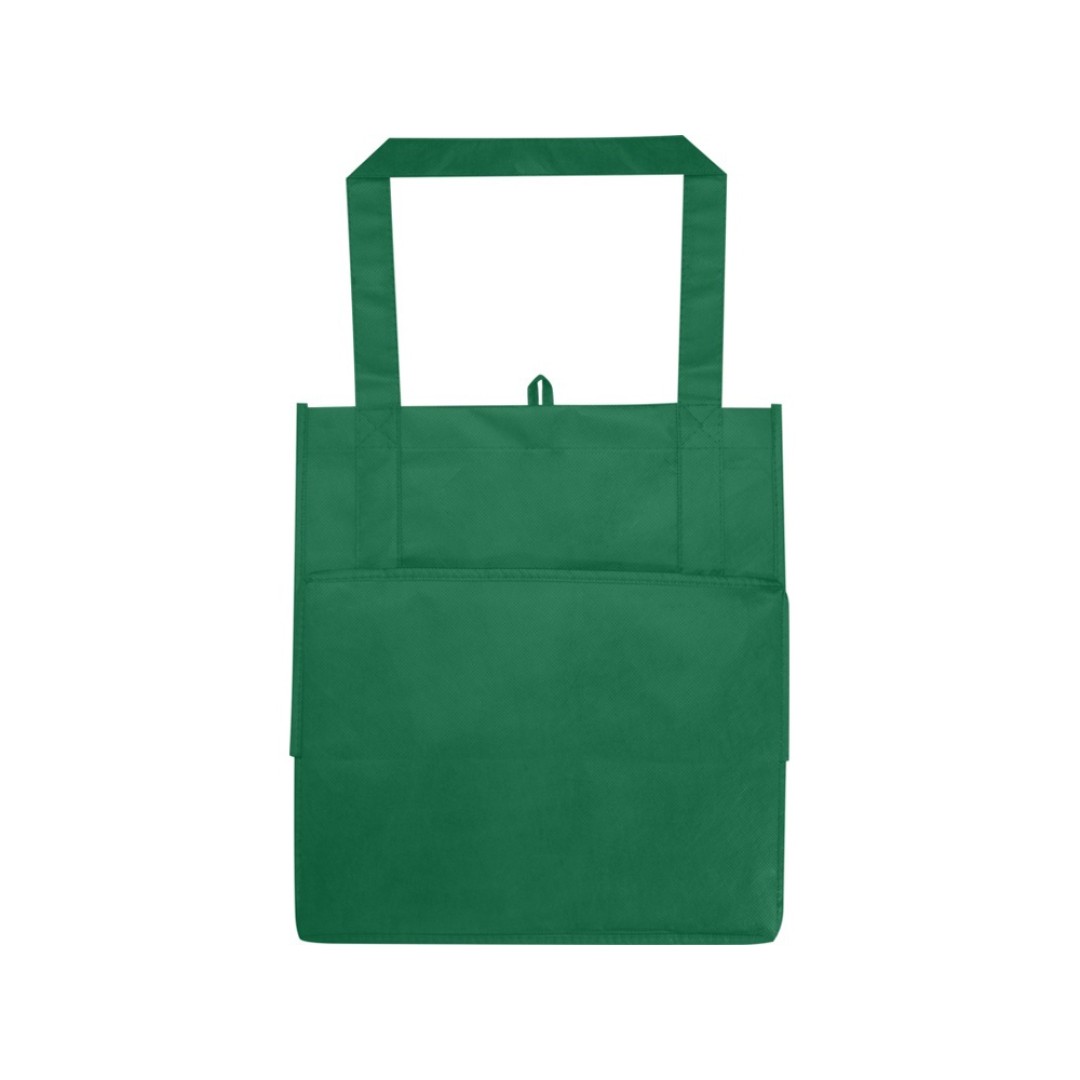 Liberty эко-сумка с прочным днищем объемом 6 л из нетканого материала, переработанного по стандарту GRS, зеленый