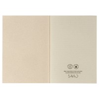 Блокнот из молочной бумаги A5 "Milknote", молочно-белый