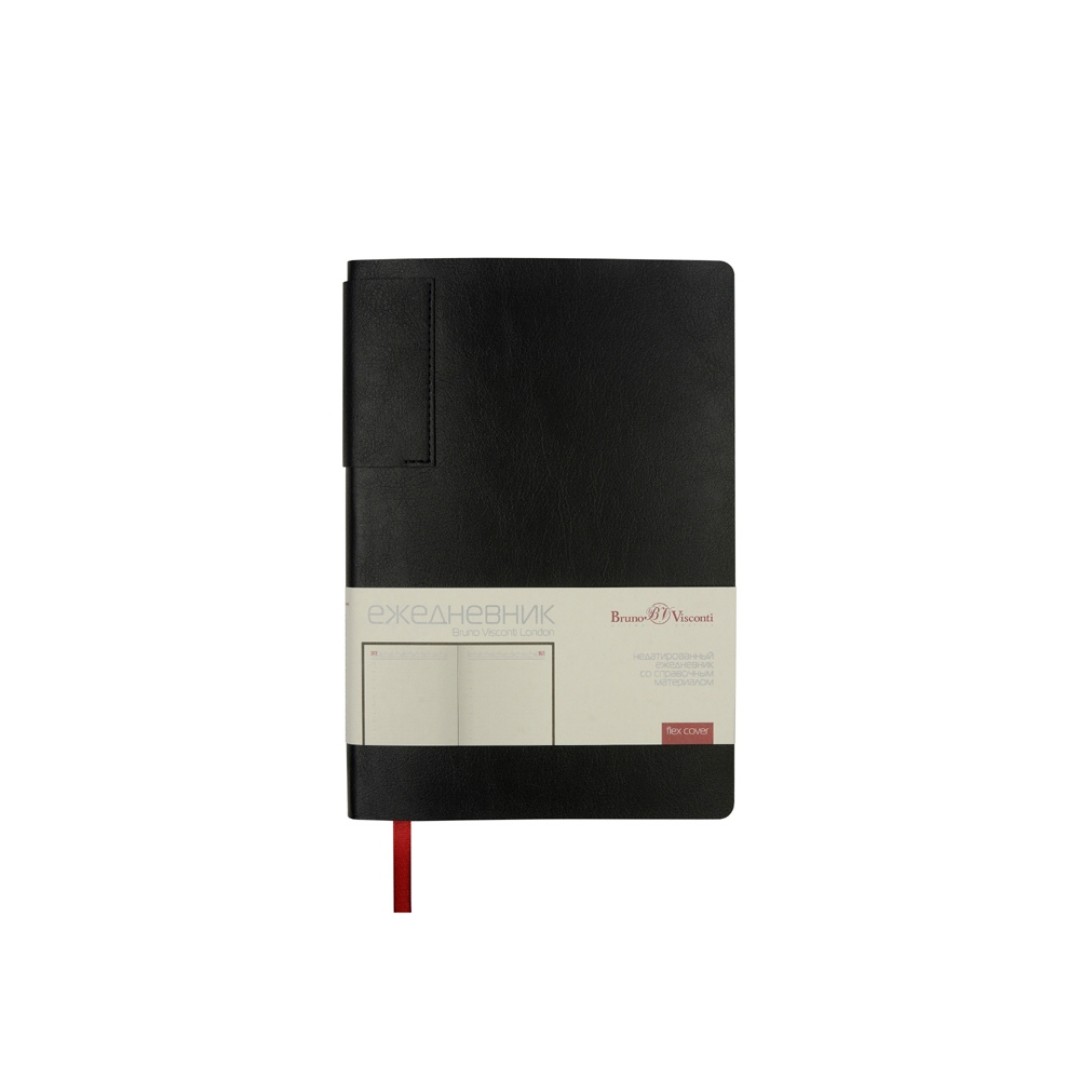 Ежедневник недатированный  А5 "LONDON", черный