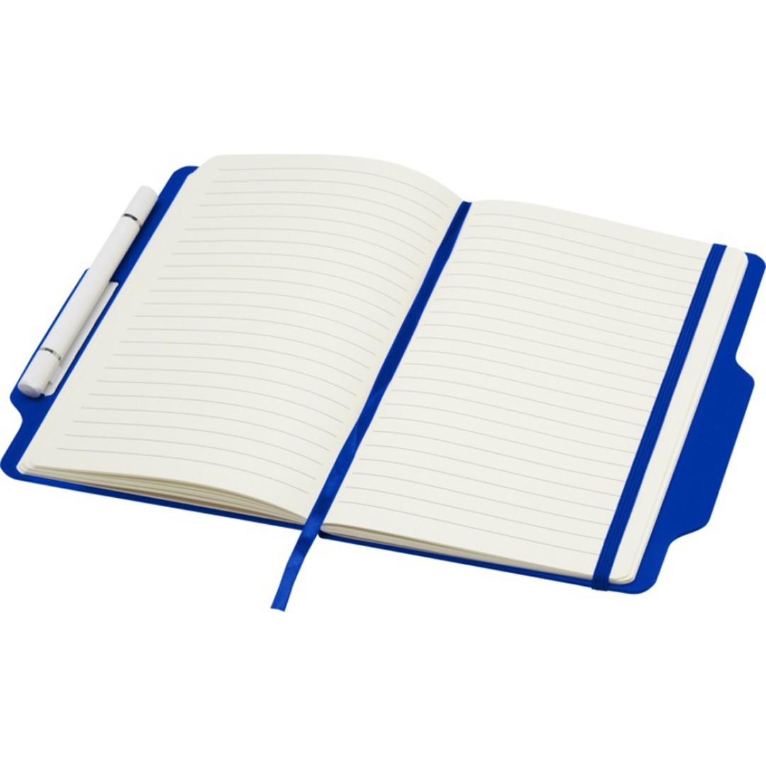 Nexus блокнот формата А5 в твердой обложке с ручкой и карандашом - Ярко-синий