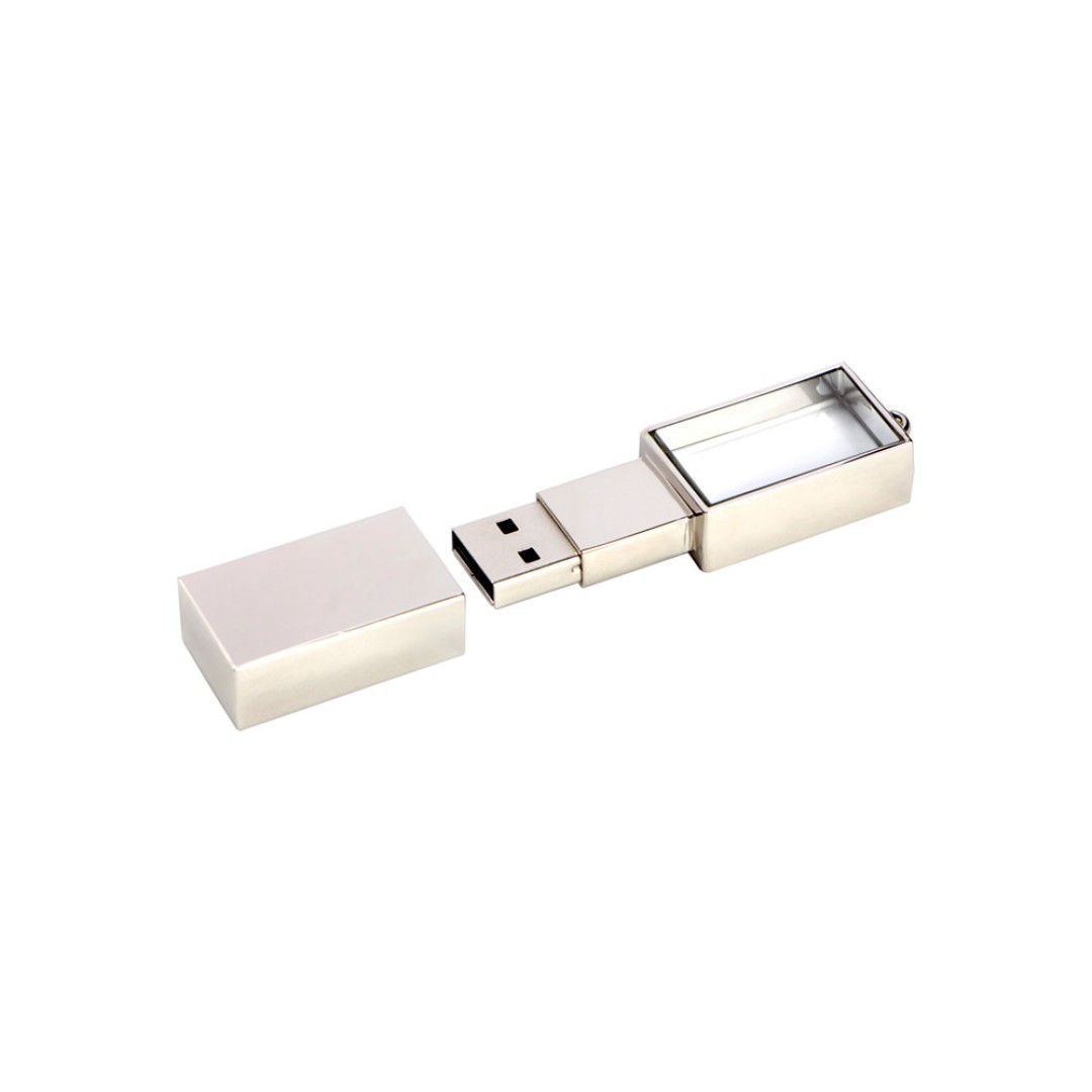 USB-флешка на 64 ГБ,  серебро