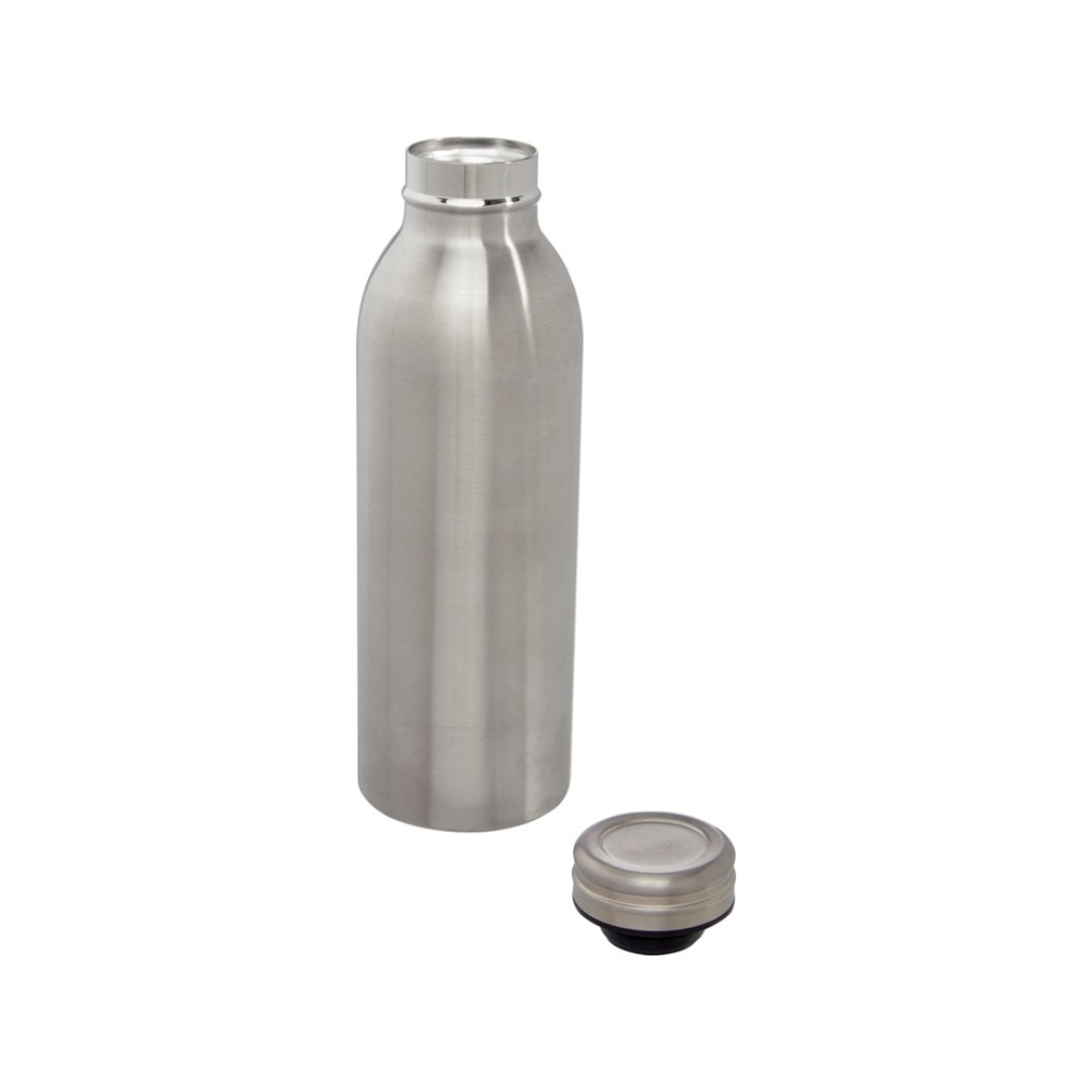 Бутылка Riti объемом 500 мл с медной обшивкой и вакуумной изоляцией , серебристый