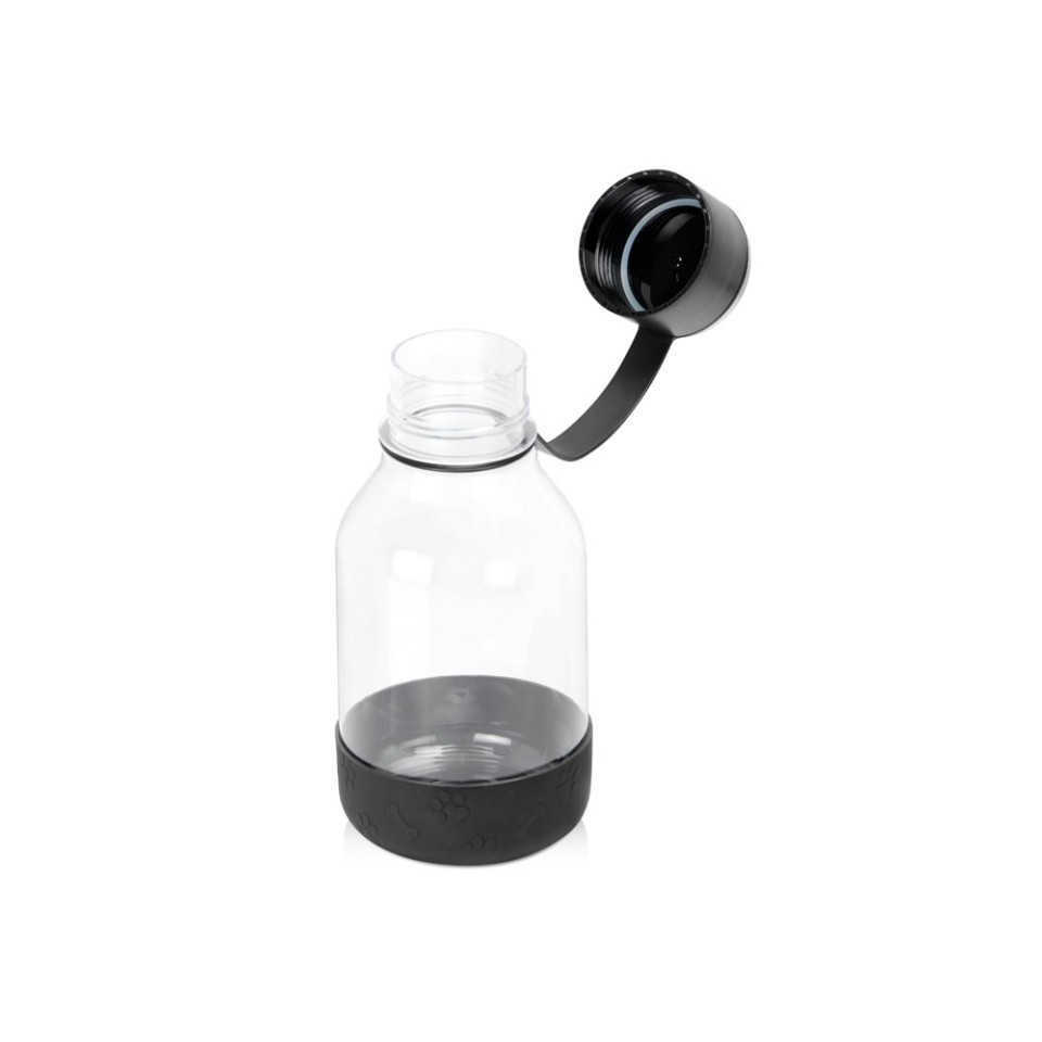 Бутылка для воды 2-в-1 «Dog Bowl Bottle» со съемной миской для питомцев, 1500 мл, черный