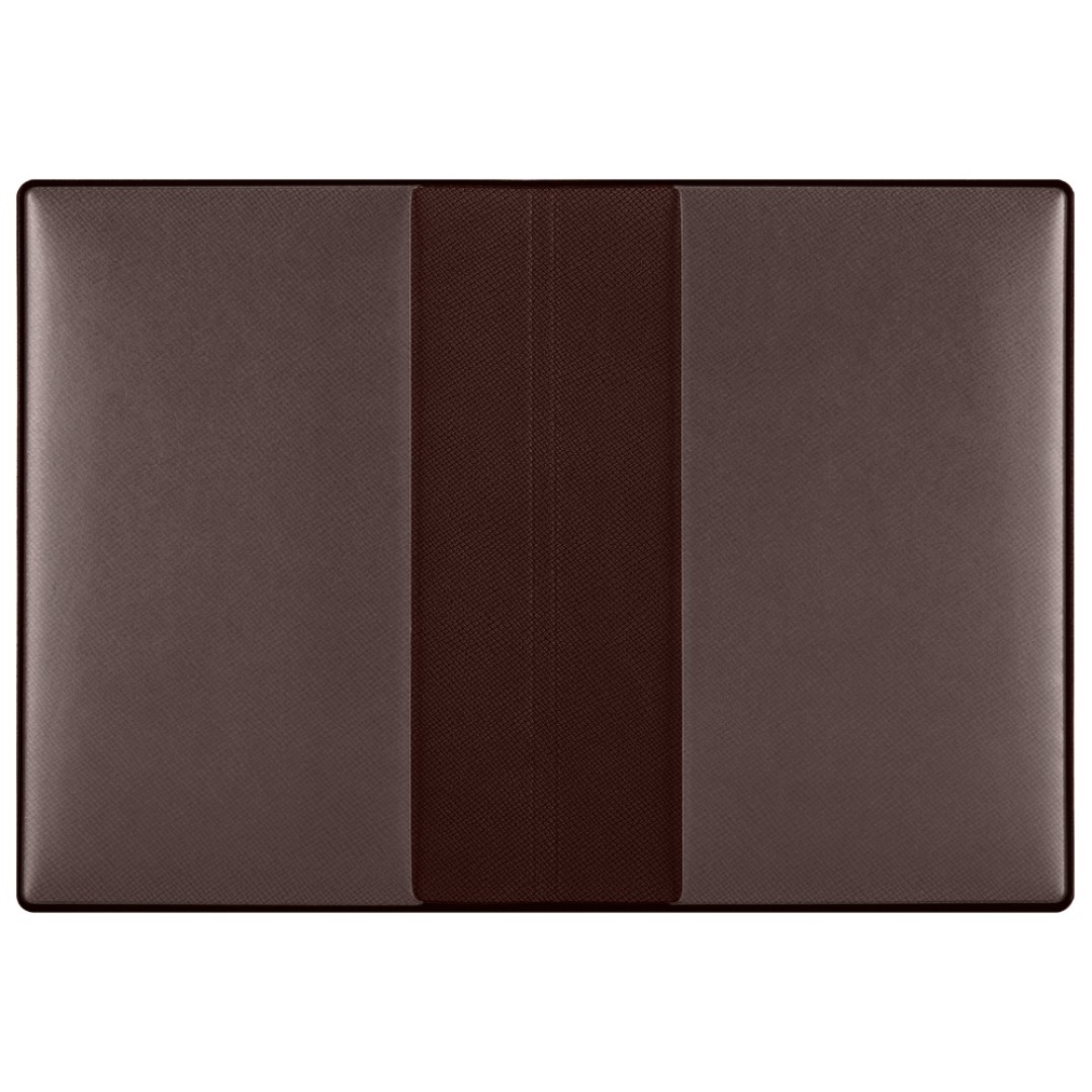 Классическая обложка для паспорта "Favor", коричневая