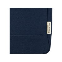 Рюкзак для 15-дюймового ноутбука Joey объемом 15 л из брезента, переработанного по стандарту GRS, со сворачивающимся верхом, темно-синий