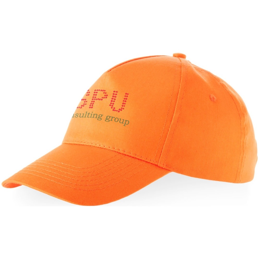 Бейсболка "Memphis" 5-ти панельная 165 гр, оранжевый