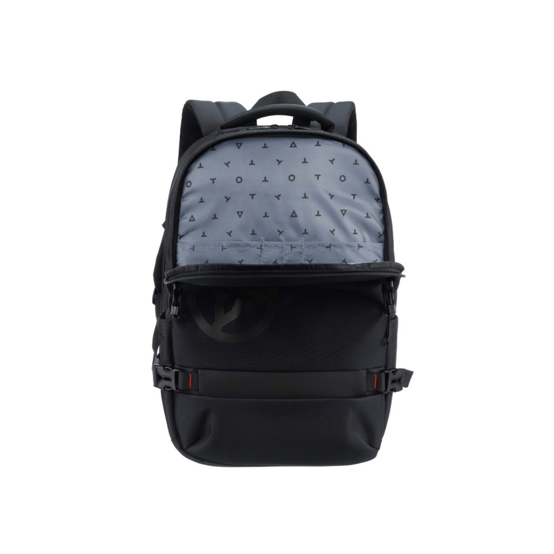 Рюкзак TORBER VOYAGE с отделением для ноутбука 18'', черный, полиэстер 900D, 34х16х47 см, 20 л