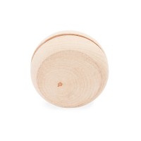 Деревянное йо-йо ROSKO с белым шнуром длиной 75 см, натуральный