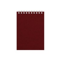 Бизнес - блокнот Альт А6 (94 х 130 мм) "Office" 60 л., бордовый