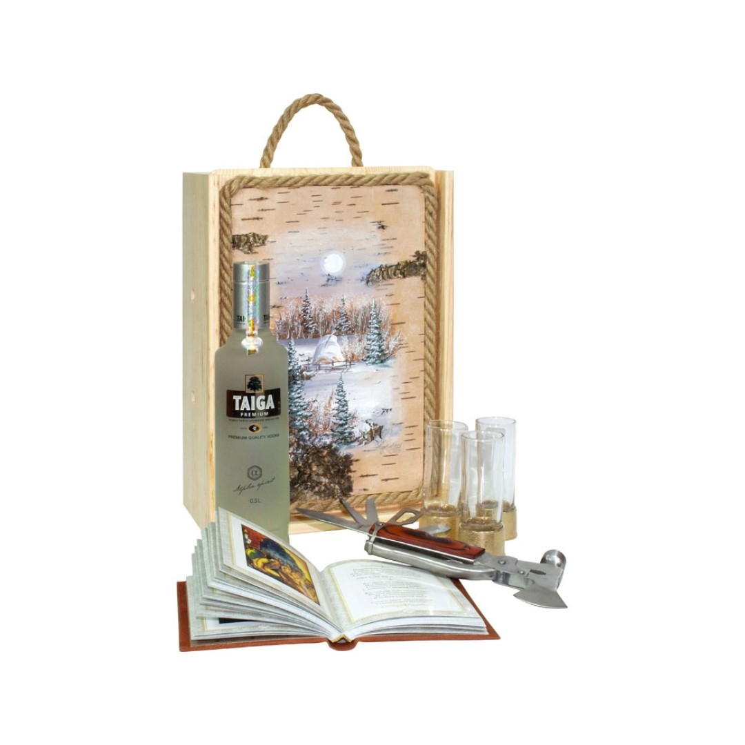 Подарочный набор "Лесная заимка", бежевый