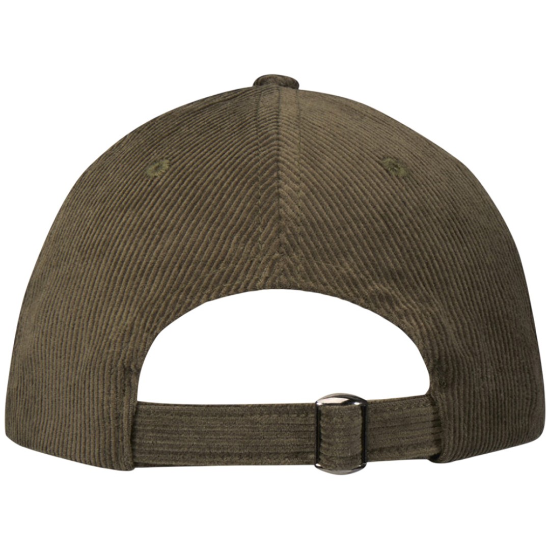 "Hutton" 6-панельная бейсболка из переработанного хлопка - Зеленый лесной