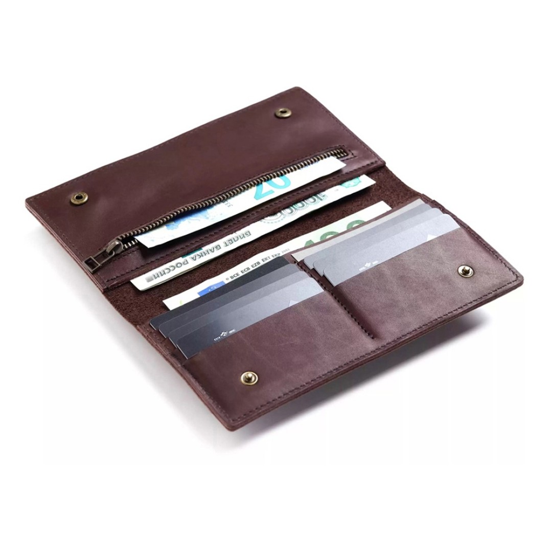 Бумажник Денмарк, коричневый