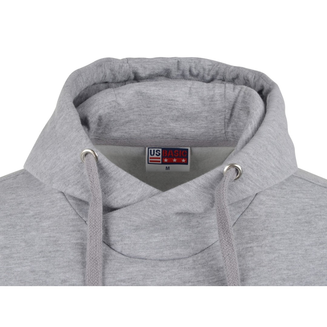 Толстовка унисекс "Stream" с капюшоном, серый меланж