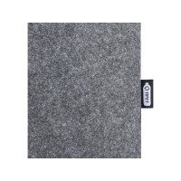 Эко-сумка Felta объемом 12 л из фетра, переработанного по стандарту GRS, с широким дном, средне-серый