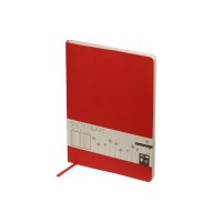 Скетчбук "Sketch & Art" в мягком переплете 179х250 мм, 80 л. бежевой бумаги 100 гр., красный