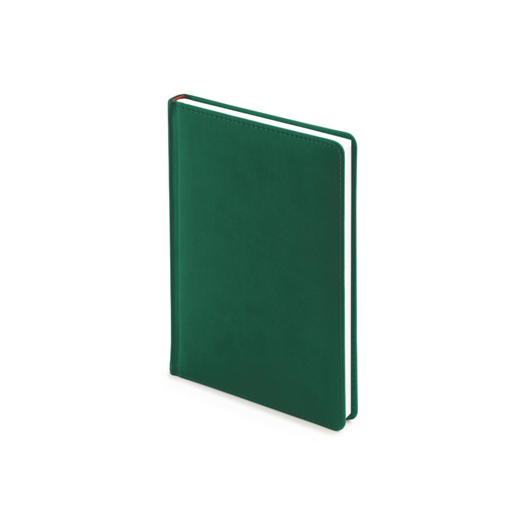 Ежедневник А5 датированный «Velvet» 2025, темно-зеленый