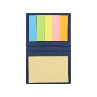 Небольшой комбинированный блокнот, синий