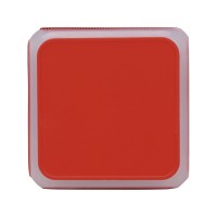 Портативная колонка «Cube» с подсветкой, красный