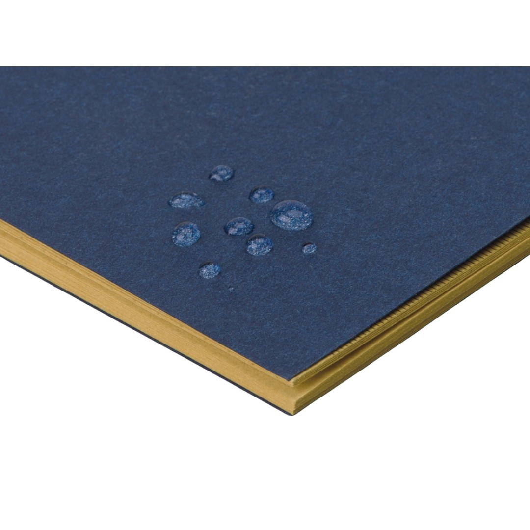 Блокнот "Monet", гибкая обложка A5 из моющегося крафта, 32 листа, темно-синий