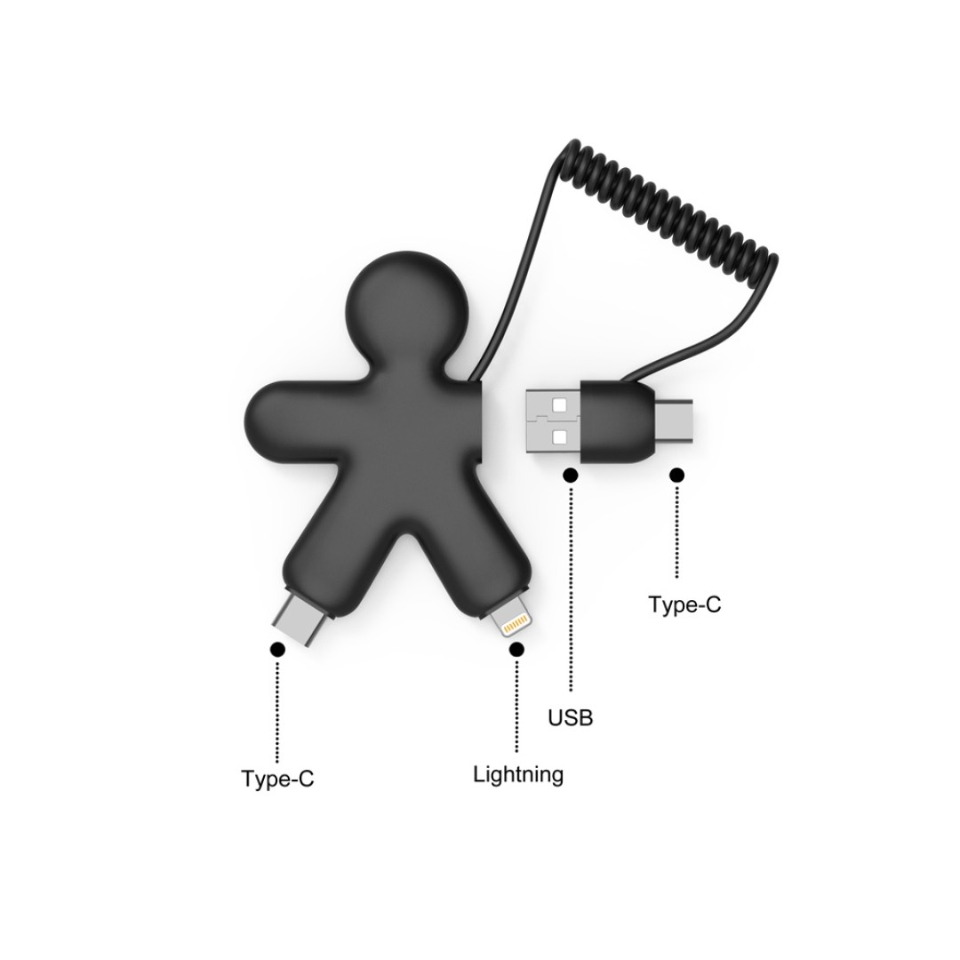 Зарядный кабель «BUDDY ECO», черный