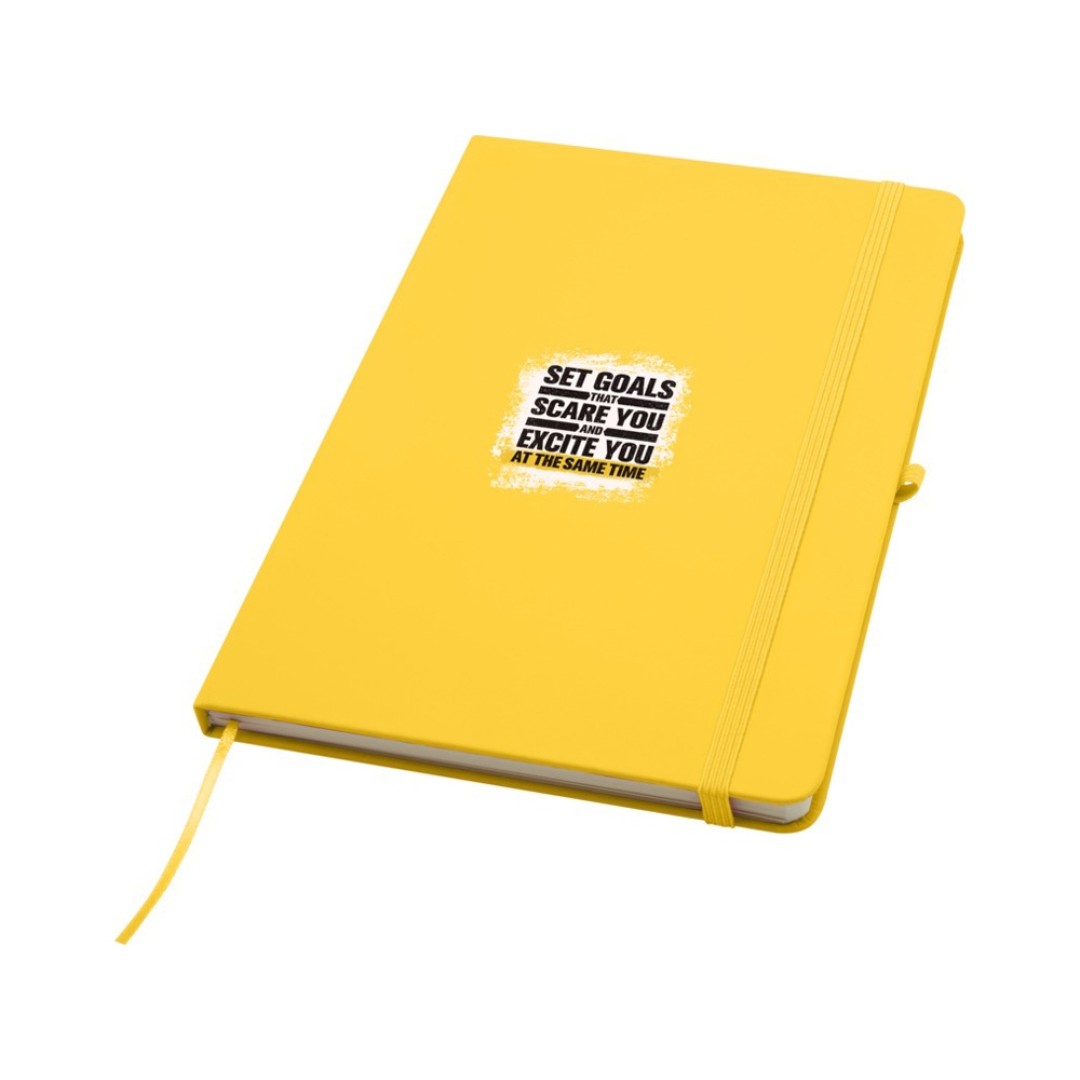 Блокнот Spectrum Plus формата A5 в твердой обложке - Желтый