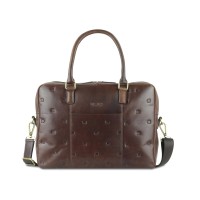 Сумка Mano "Don Leon", натуральная кожа в коричневом цвете, 42 х 30 х 11,5 см