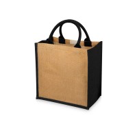 Сумка подарочная "Chennai", натуральный/черный