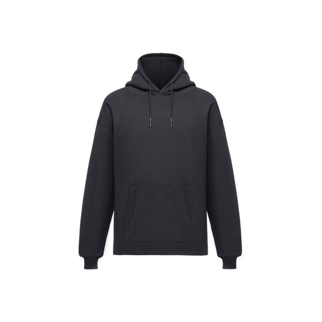 Худи оверсайз «Alpha.01» унисекс, черный