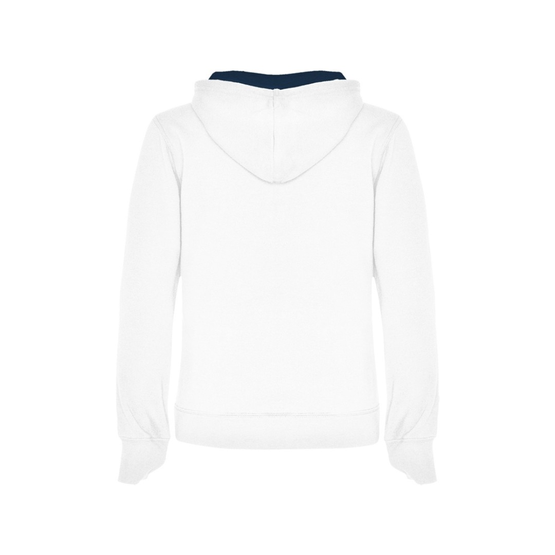 Толстовка с капюшоном "Urban" женская, белый/нэйви