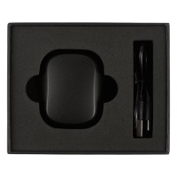 Беспроводные наушники с шумоподавлением c подсветкой лого «Lites», черные