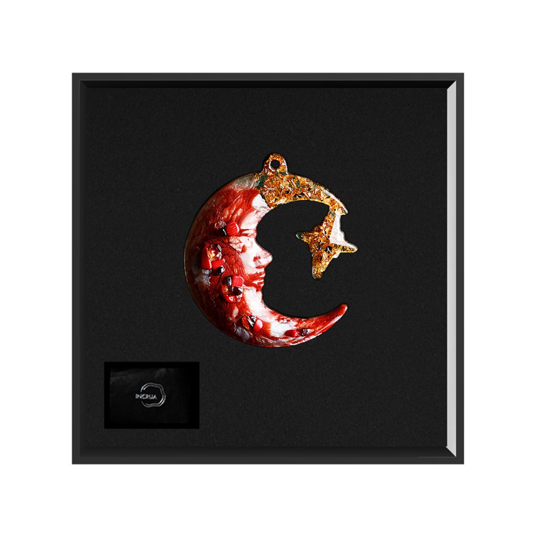 Елочные игрушки (Полумесяц) Гранат