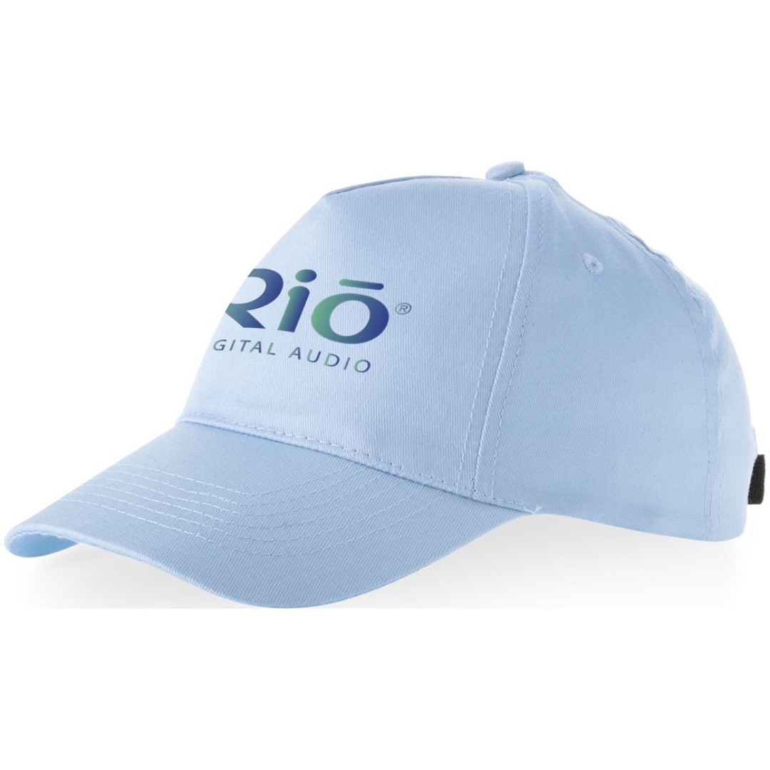 Бейсболка "Memphis" 5-ти панельная 165 гр, голубой