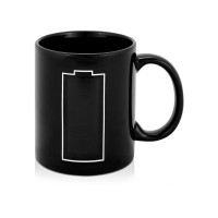 Кружка "Зарядка", черный (Р)