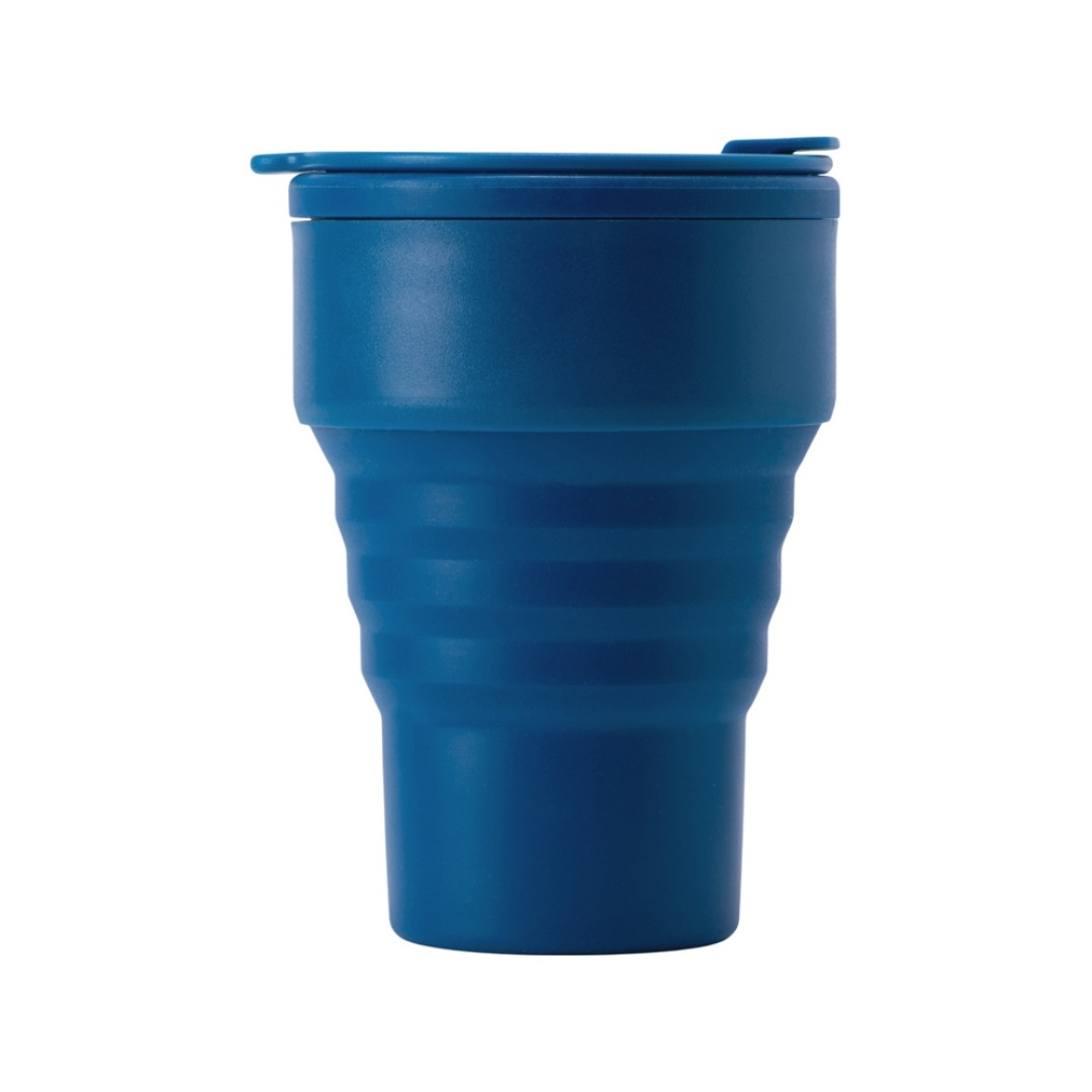 Силиконовый складной стакан "GoCup", индиго
